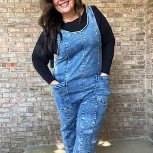 Women's Denim Overalls